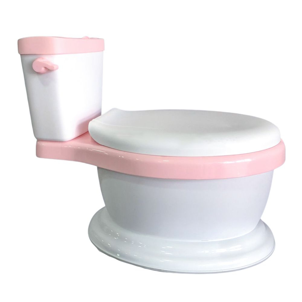 Troninho Privadinha Com Porta Lenço Rosa Infantil