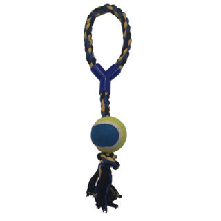 Brinquedo Cães Mordedor Forca Com Bola De Tenis Chalesco em Oferta na Shopee