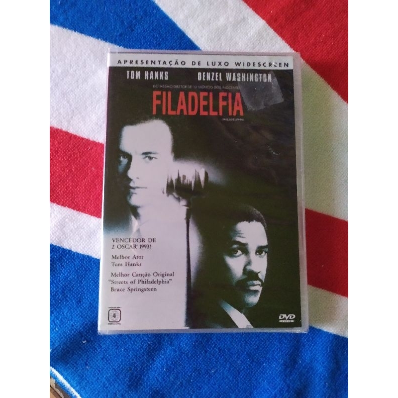 dvd opções Filadélfia tom Hanks denzel Washington