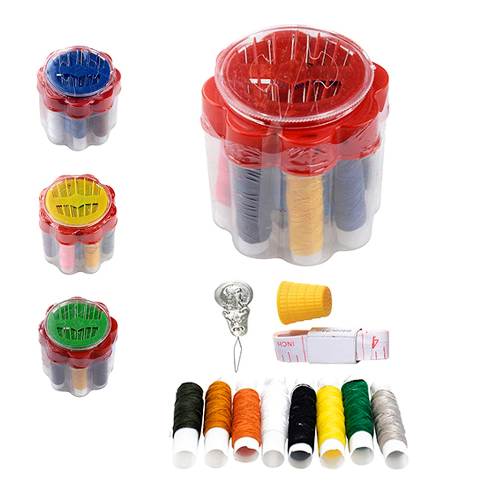 Kit Costura 24 Peças C/ 12 Agulhas 9 Linhas, 9742