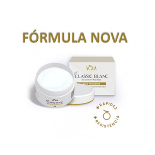 Gel Construtor Classic Blanc 24g auto-nivelante para Alongamento de Unha - Vòlia