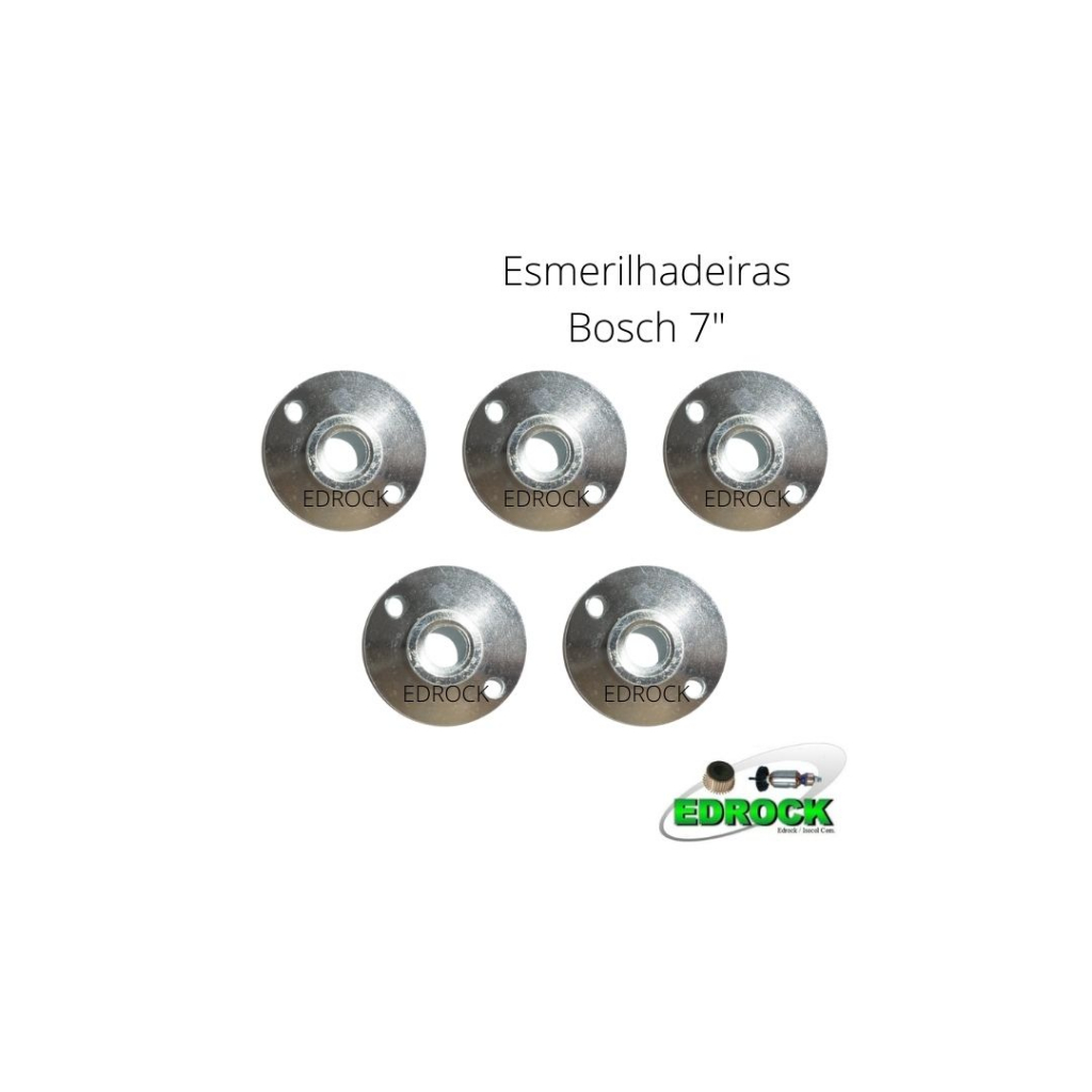 Flange Cônica Para Esmerilhadira Bosch GWS 20-180 / GWS 21-180  ( Kit com 05 Peças )