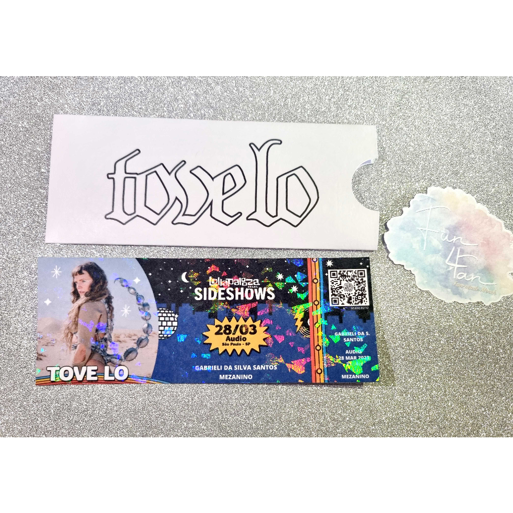 Ingresso Colecionável Personalizado Tove Lo