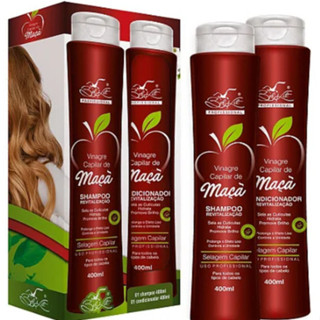 Kit Vinagre Maçã Belkit Shampoo + Condicionador 400ml