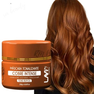 Máscara Tonalizante Cobre Intense Para Ruivos Tons Ruivos 250g a Pronta Entrega