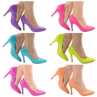 Salto Alto Scarpin Feminino Bico Fino Premium Eventos/Formatura Pronta Entrega Várias Cores