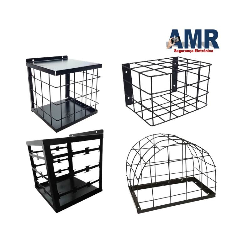 Grade Metálica Preto Universal Para Câmeras CFTV de Todas as Marcas em Oferta na Shopee