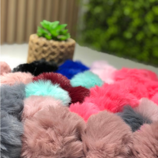 Pompom Pelúcia 70mm 2 Unidades