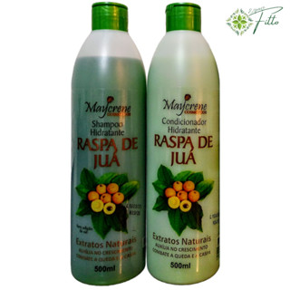 Kit Raspa de Juá Maycrene com Extratos Naturais (shampoo+condicionador)
