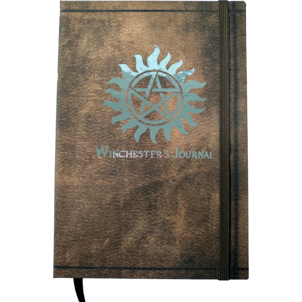 Caderno Capa Dura Winchesters Journal Artesanal | Supernatural | Grimório Diário de Escrita | Caderno Místico