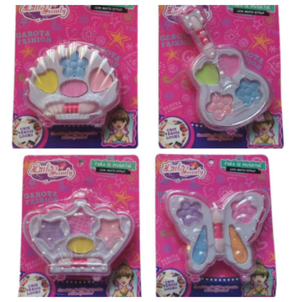 KIT  Mini Maquiagem Infantil - Little Beauty