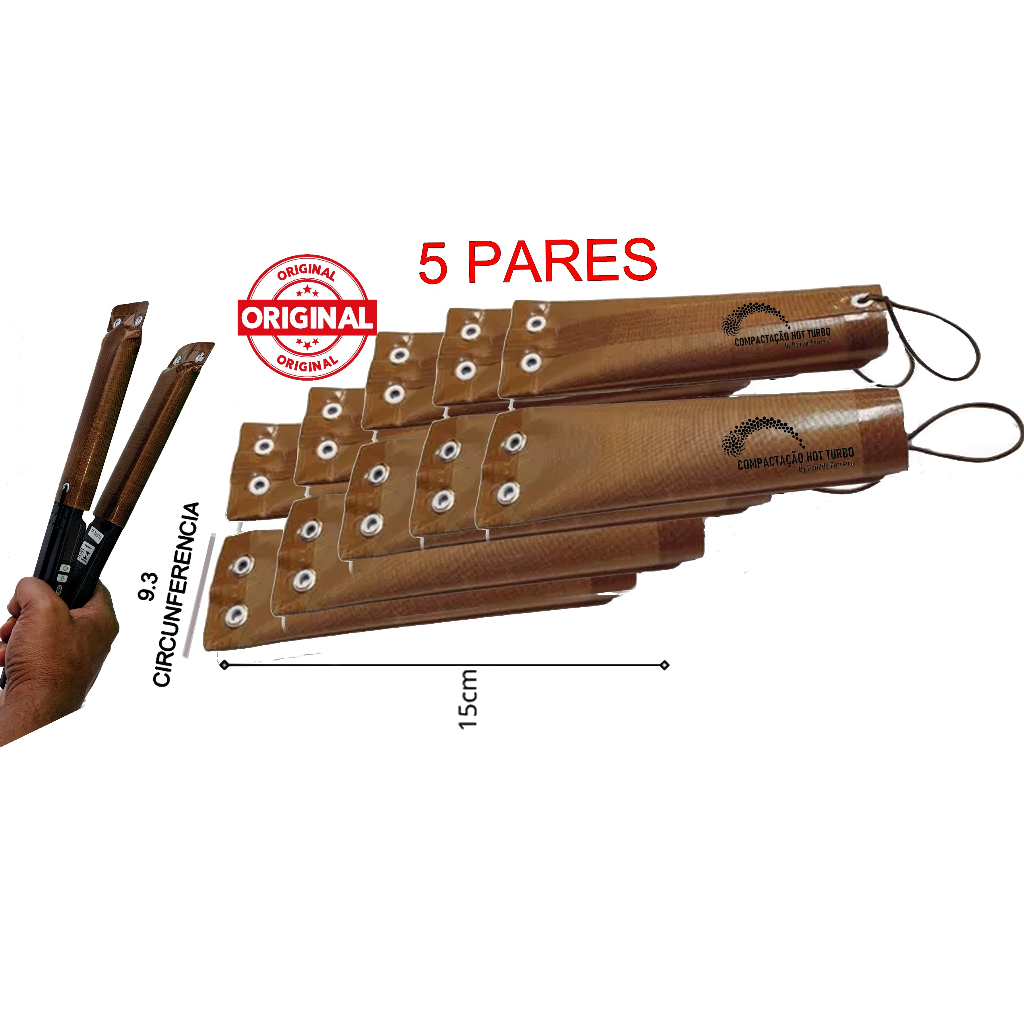 Capa Protetora para chapinha Babyliss e Lizze (caixa com 5 Pares)