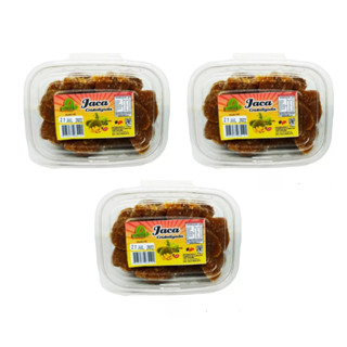 Kit c/ 3 Jacas Cristalizadas 250g cada - 100% Natural - Produto do Nordeste - Delicioso.