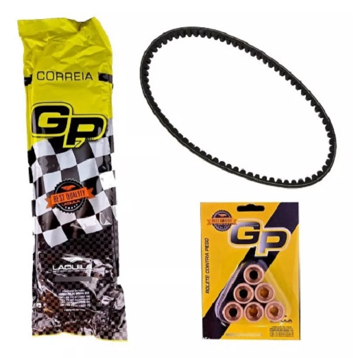 Correia Transmissão + Roletes Gp Honda Lead 110