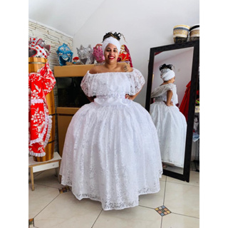 Saia, Ciganinha e oja de Renda Rosa’S Textil em Oferta na Shopee