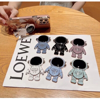 Luxuoso Suporte De Telefone Celular Estéreo Dobrável De Astronauta Galvânico Para iPhone em Oferta na Shopee