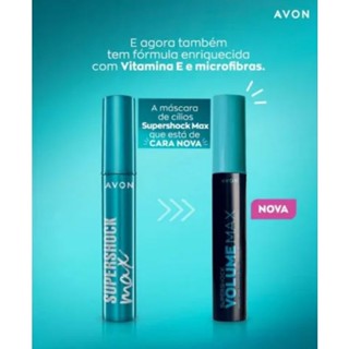 Máscara Para Cílios Supershock Max Volume 10g Rimel - Avon