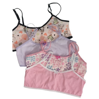 Kit 04 Top sutiã infantil juvenil menina moça