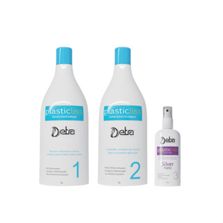 Kit Progressiva orgânica Plastic Liss Detra Hair Cosméticos