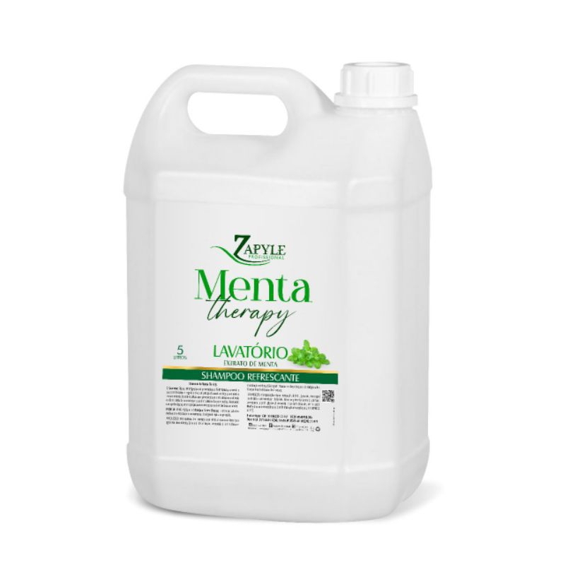 shampoo menta therapy 5l lavatório salão mentolado
