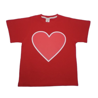 Camiseta Gi Coração Aventureira Vermelha Luccas Neto em Oferta na Shopee