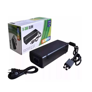 Fonte Xbox 360 Slim Video Game Bivolt 110v 220v 2 Pinos em Oferta na Shopee