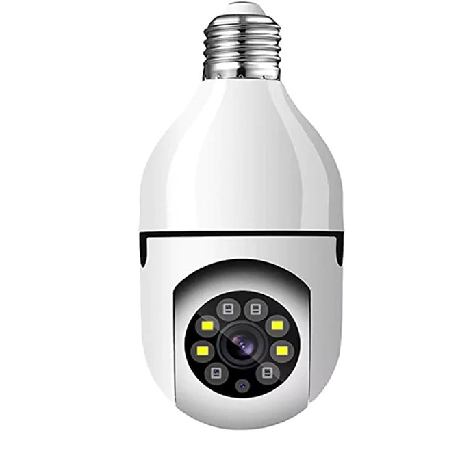 Monitoramento Residencial - Câmera Lâmpada Inteligente Sensor Infravermelho (Obstáculo Reflexivo) Detector de Movimentos