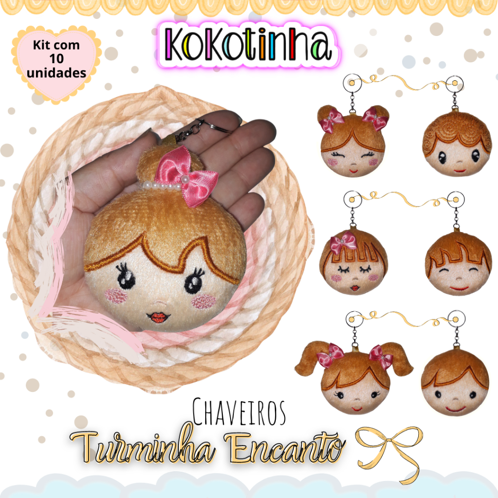 Lembrancinha personalizada chaveiro menina e menino - Lembrancinha para maternidade ou aniversário