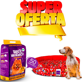 Super Combo Caminha Pet (Pequena, Media, Grande) + Tapete Higienico Espaço de Bicho 50 Unidades