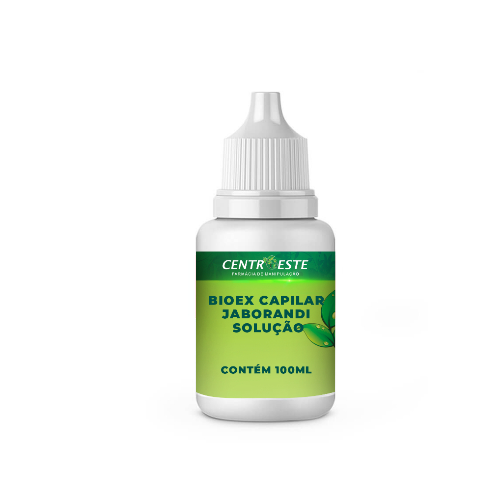 Bioex capilar 3% + Ext. glicólico jaborandi 5% 100 ml solução