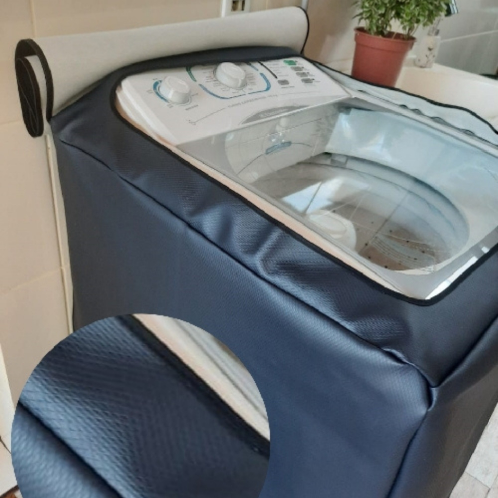 Capa Maquina de Lavar Roupa Impermeável Sol e Chuva 13 a 17 KG - Oferta em Oferta na Shopee