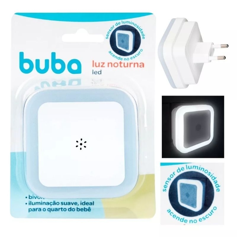 Luminária led com sensor, luz noturna bivolt Buba em Oferta na Shopee