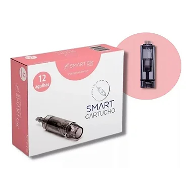 Cartucho Smart Derma Pen Preto Kit Com 10 Unidades Smart Gr - 12 agulhas