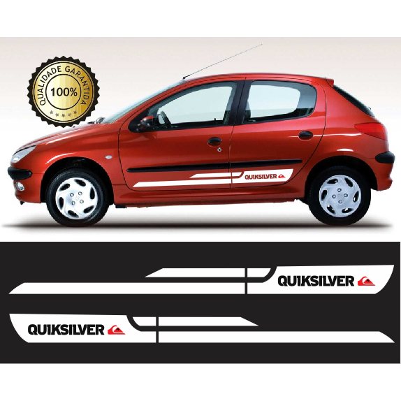 Adesivo Decorativo Faixa Lateral Esportivo Para Peugeot 206 207 Para Carro Esportivo Tuning