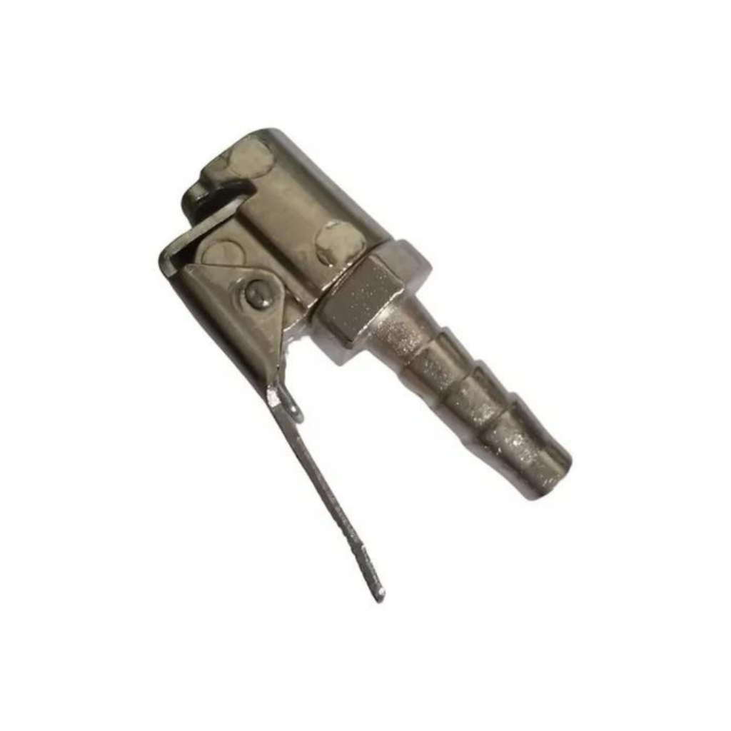 Válvula Bico Modelo Europeu Com Presilha 1/4" Para Conectar Mangueiras De Ar Comprimido Compressores De Ar