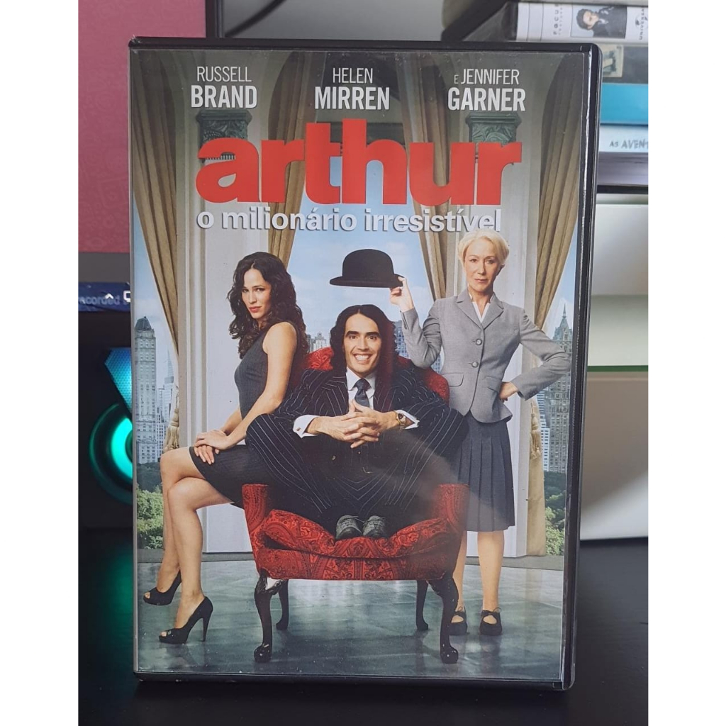 DVD Arthur - O milionário irresistível - Russell Brand etc.. (Dublado)