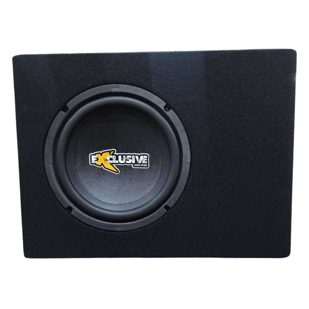 Caixa de Som Amplificada Exclusive Subwoofer XC200 Slim 08 Polegadas 200W RMS