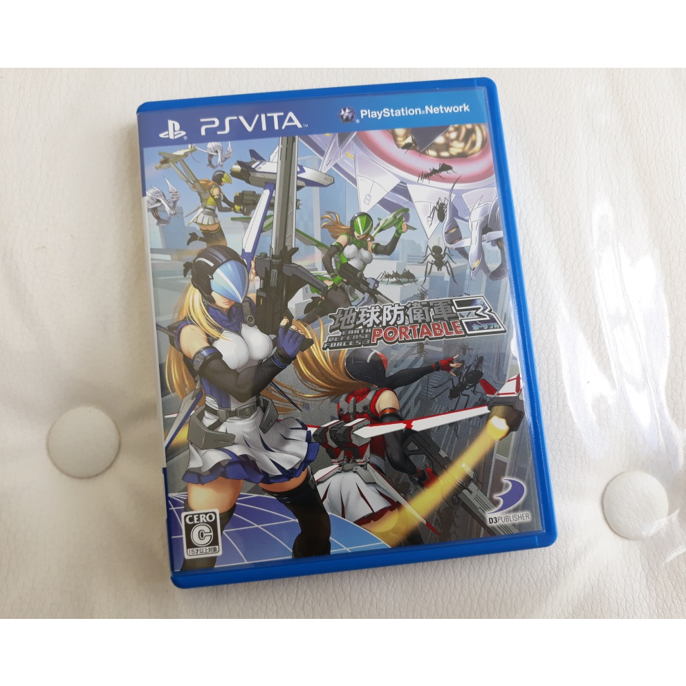 Jogo Earth Defense Forces 3 Edf Psvita, Completo E Impecável