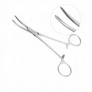 Pinça Hemostática Kelly Curva e Reta De Aço Cirúrgico