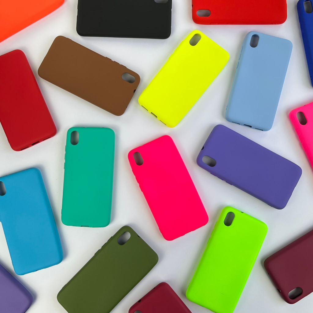 Capinha Para Xiaomi Redmi 7A/ Capa Case Silicone Aveludada Colorida Forrada (CF26) em Oferta na Shopee