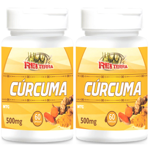 Kit 2 Cúrcuma 120 Cápsulas - Rei Terra