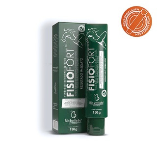 KIT COM 12 Pomada Massageadora Fisiofort Verde - 150g - Bio Instinto