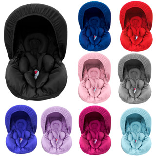 Kit Bebê Conforto 5 peças Tamanho Universal Capa Redutor Corpo Capota Protetor Cinto Cosco Galzerano Burigotto 0 a 13 kg