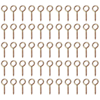 Kit 100 Peças Parafuso Pitão Gancho Fechado Argola 17x40 Para Madeira Bicromatizado - Jomarca em Oferta na Shopee