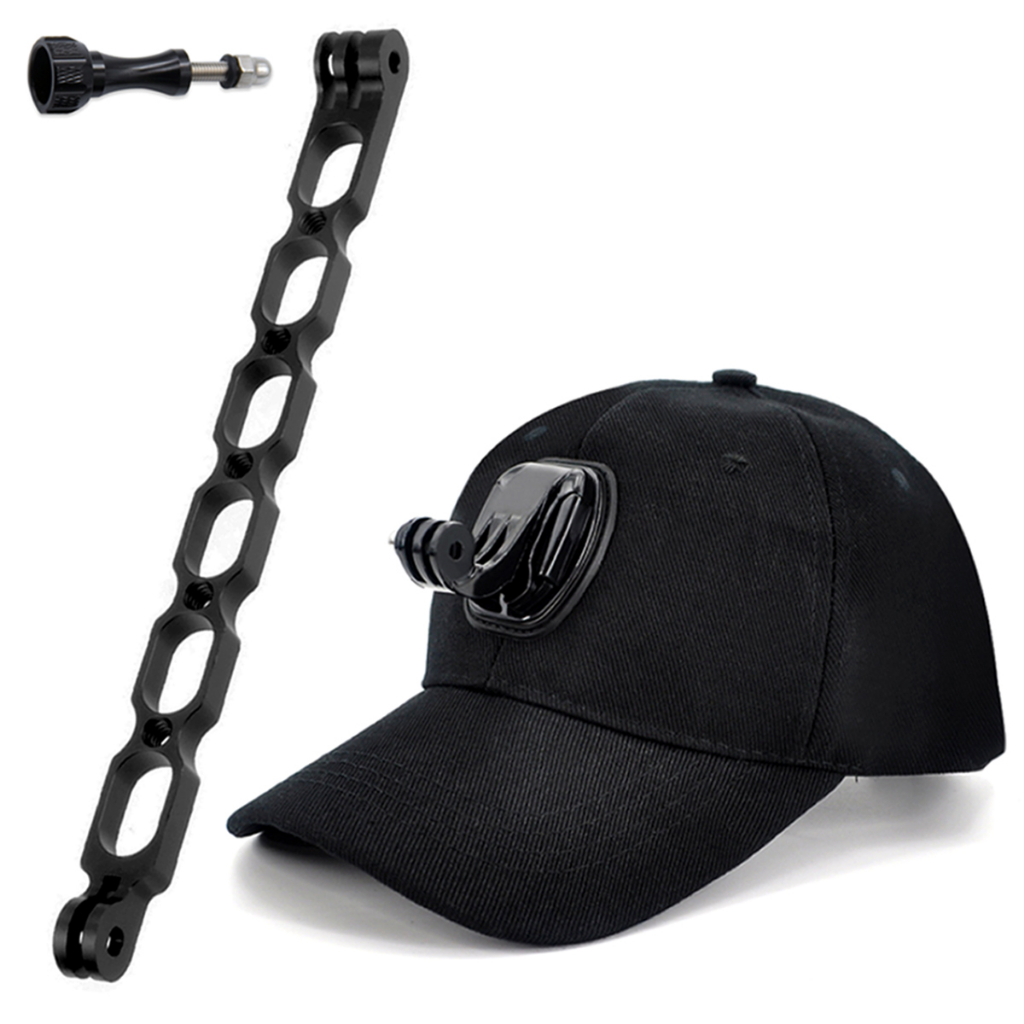 Boné Gopro + Haste Extensor ( Câmera Osmo Insta360 Go Pro )