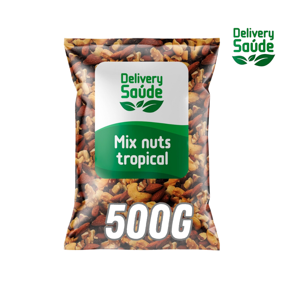 MIX PREMIUM NUTS 500g - Castanha Caju/ Para/ Amendoas/ Nozes/ GojiBerry/ Uva Passas/ Amendoim