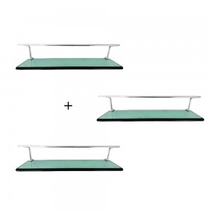Combo 3 Porta Shampoo 10x50 verde