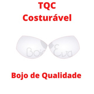 Kit 10 pares de Bojo TQC Costurável - Bojo em EVA - Bojo Impermeável