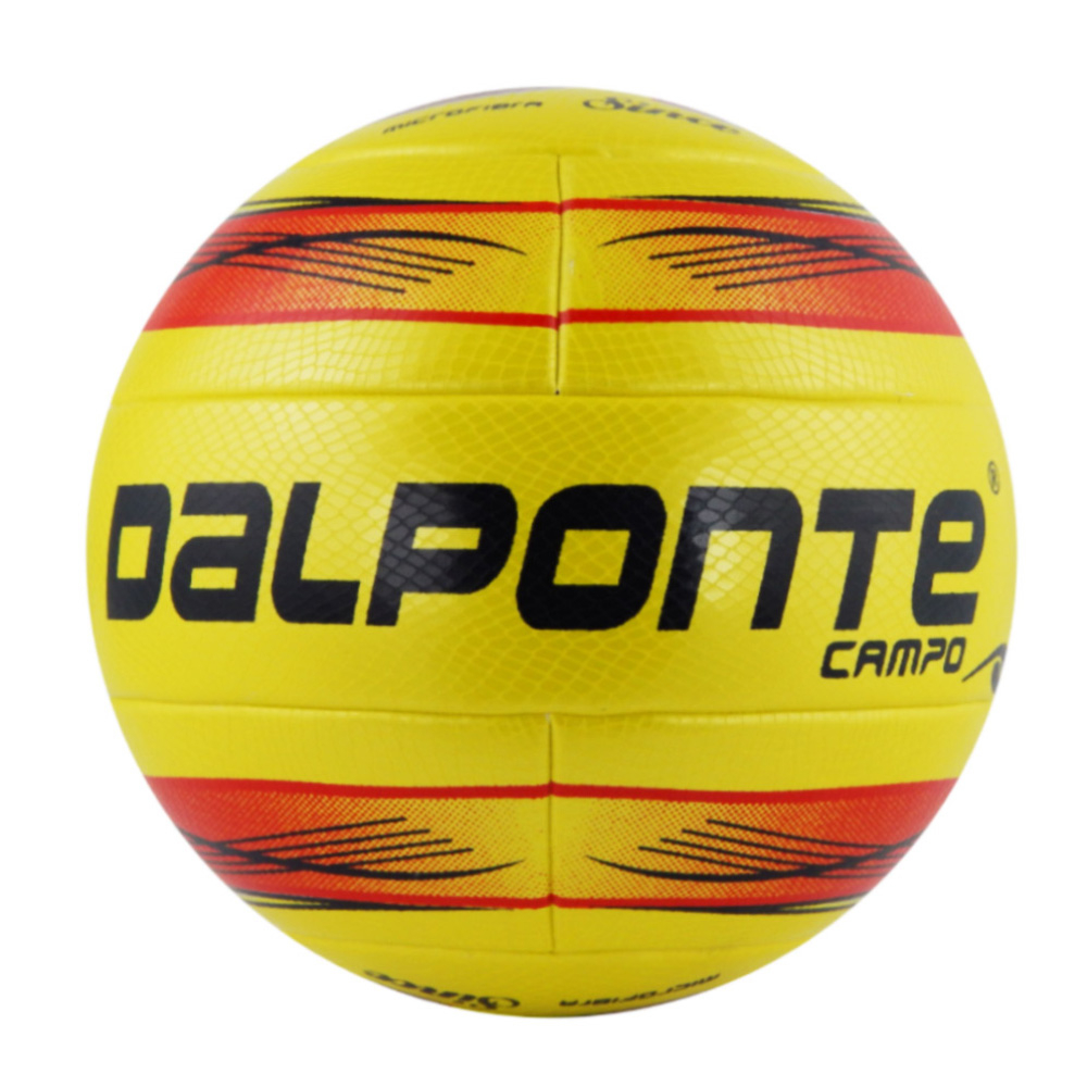 Bola de Futebol Campo Amarela Original Termofusão Branca Novo Lançamento Dalponte 81 Pais Filhos Esportes Lazer