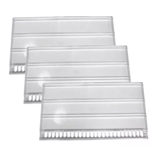 3 Prateleiras Acrílica Refrigerador Continental Rdv37 60x34- 3 unidades